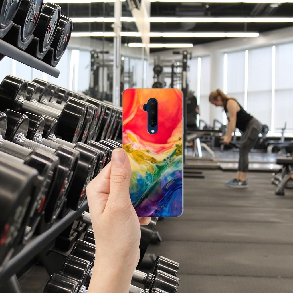 Hoesje maken OnePlus 7T Pro Watercolor Dark