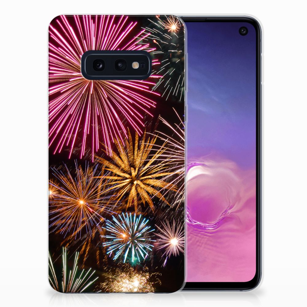 Samsung Galaxy S10e Silicone Back Cover Vuurwerk