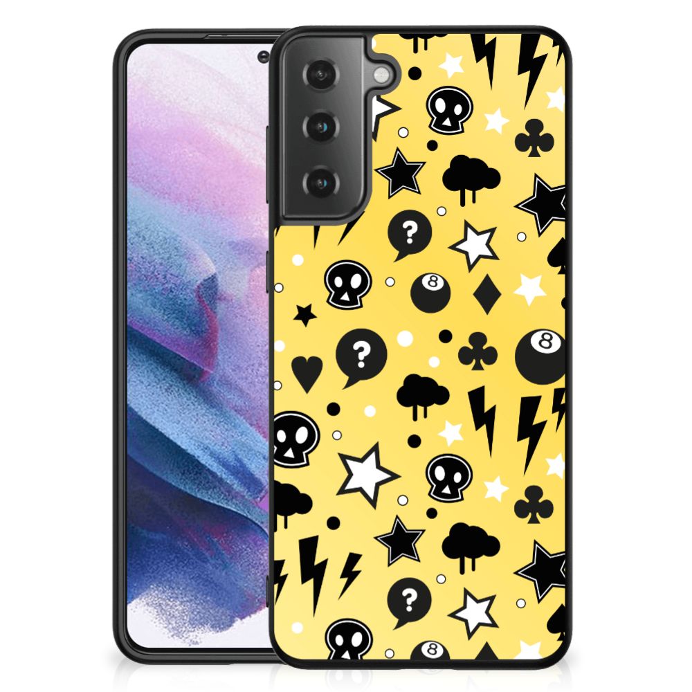 Telefoonhoesje Samsung Galaxy S21 Plus Punk Geel B2C Telecom