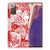 Silicone Back Case Samsung Note 20 Angel Skull Rood B2C Telecom