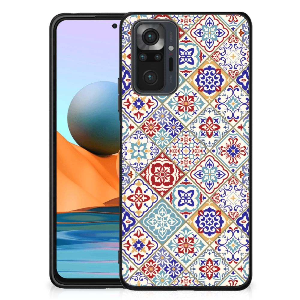 Xiaomi Redmi Note 10 Pro Marmeren Print Telefoonhoesje Tiles Color