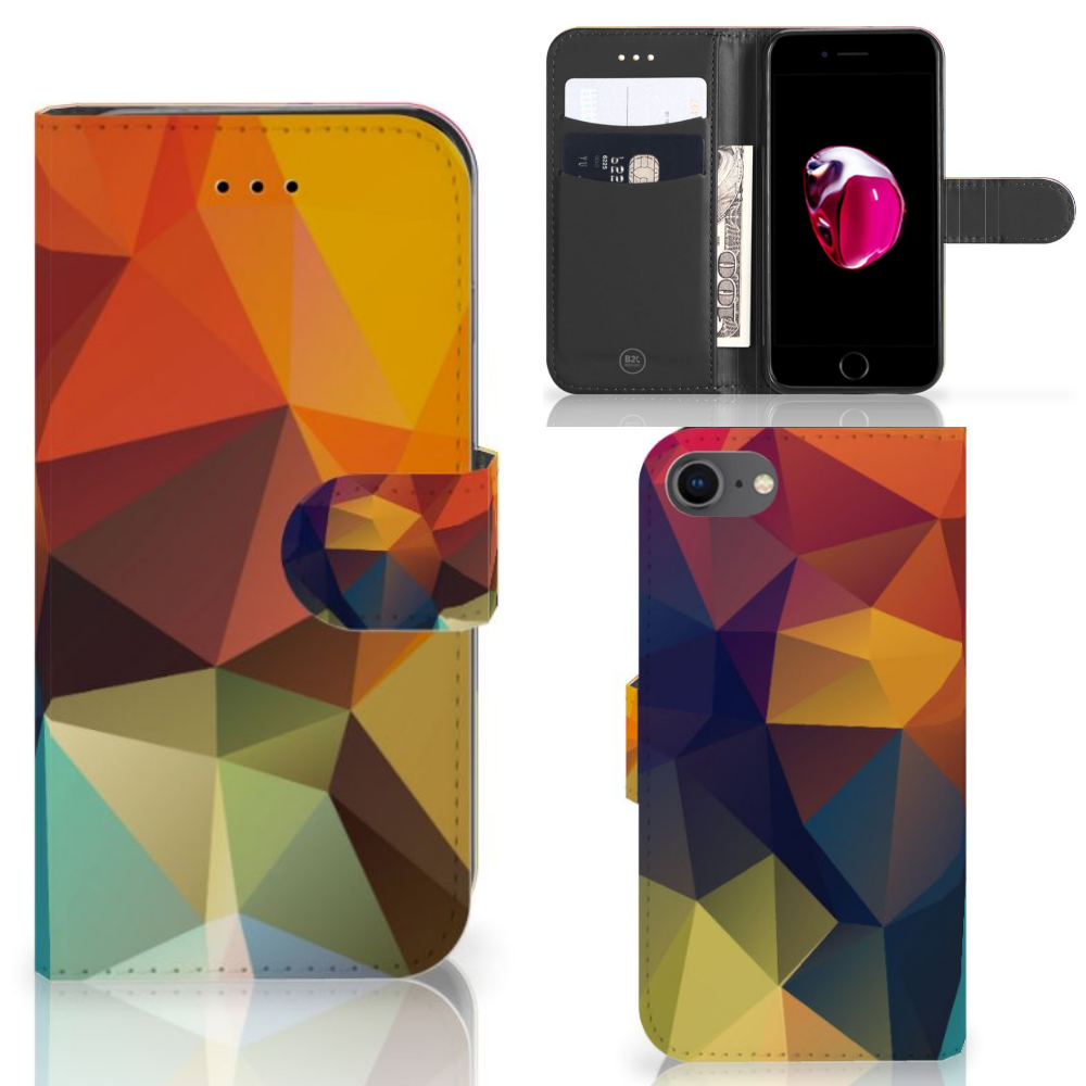 iPhone 7 | 8 | SE (2020) | SE (2022) Book Case Polygon Color