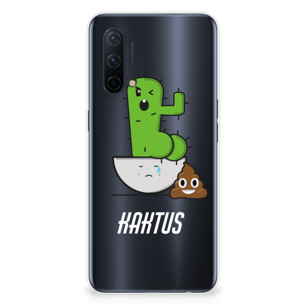 OnePlus Nord CE 5G Telefoonhoesje met Naam Cactus Poo B2C Telecom
