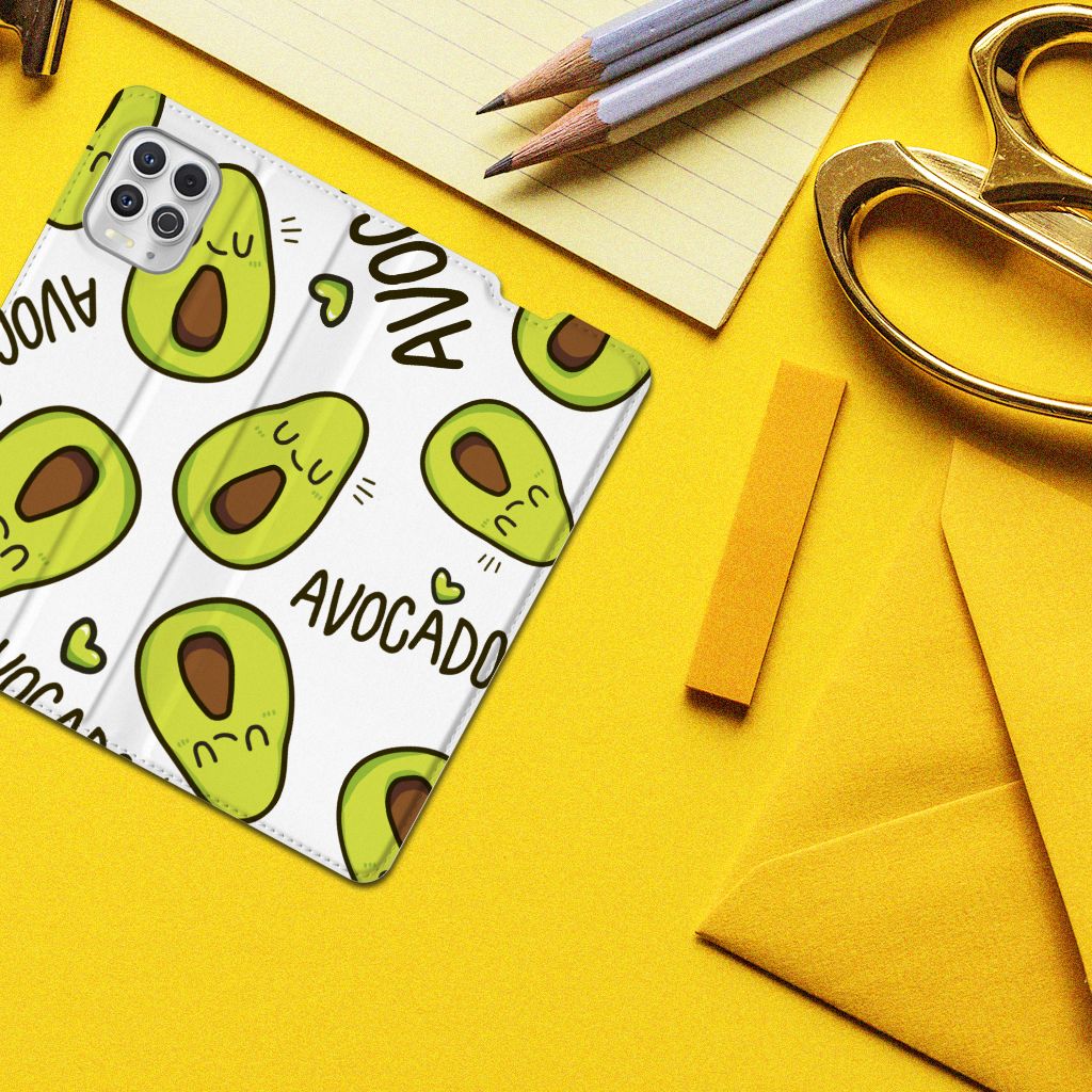 Motorola Moto G100 Magnet Case Avocado Singing