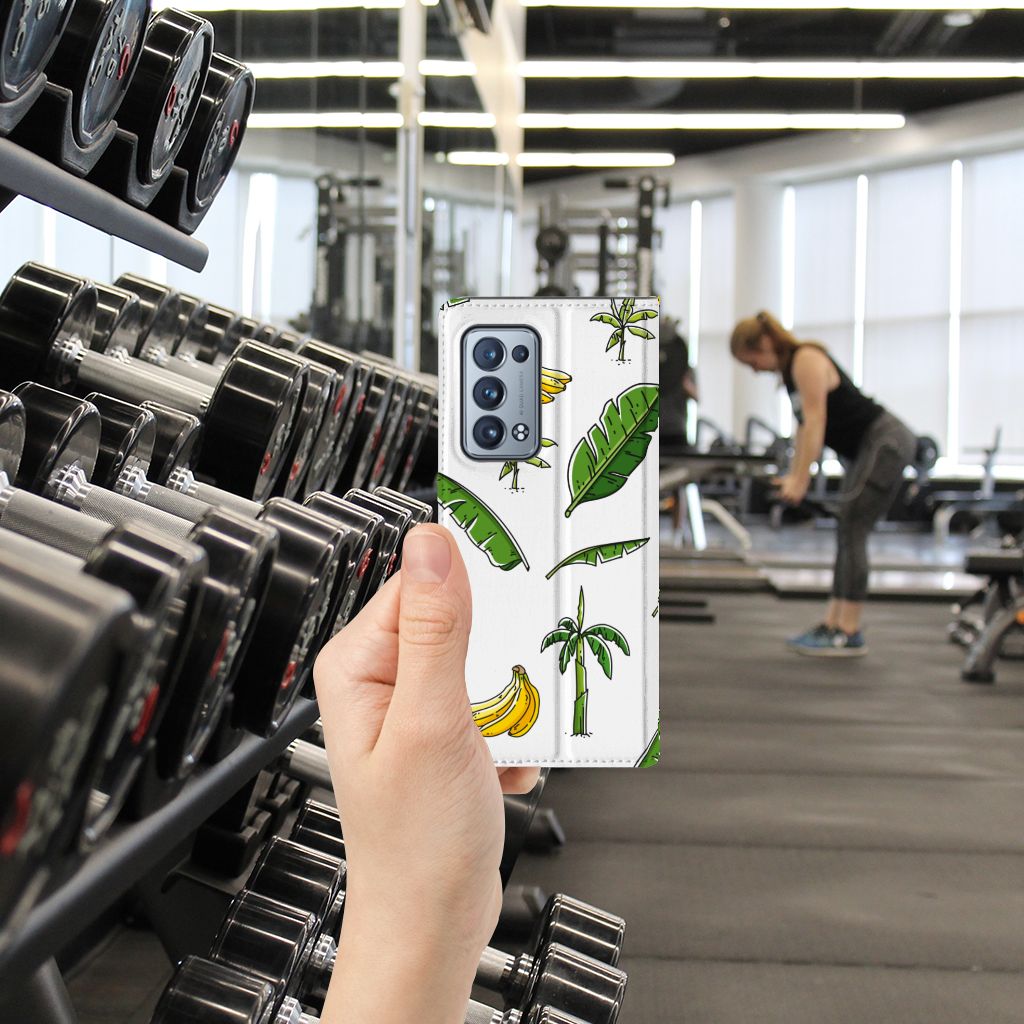OPPO Reno 6 Pro Plus 5G Smart Cover Banana Tree - B2C Telecom