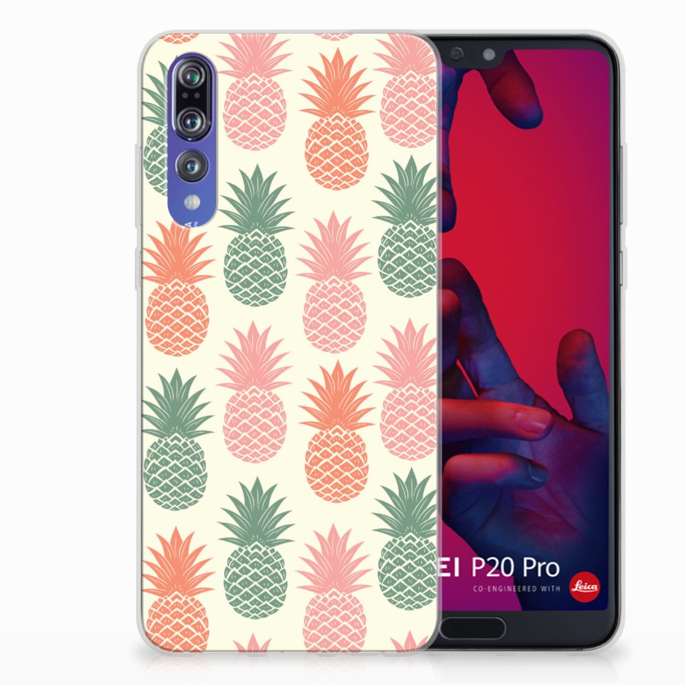 Huawei P20 Pro Siliconen Case Ananas