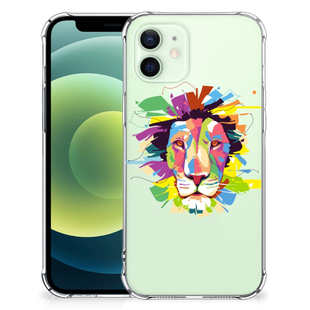 iPhone 12 Mini Stevig Bumper Hoesje Lion Color B2C Telecom
