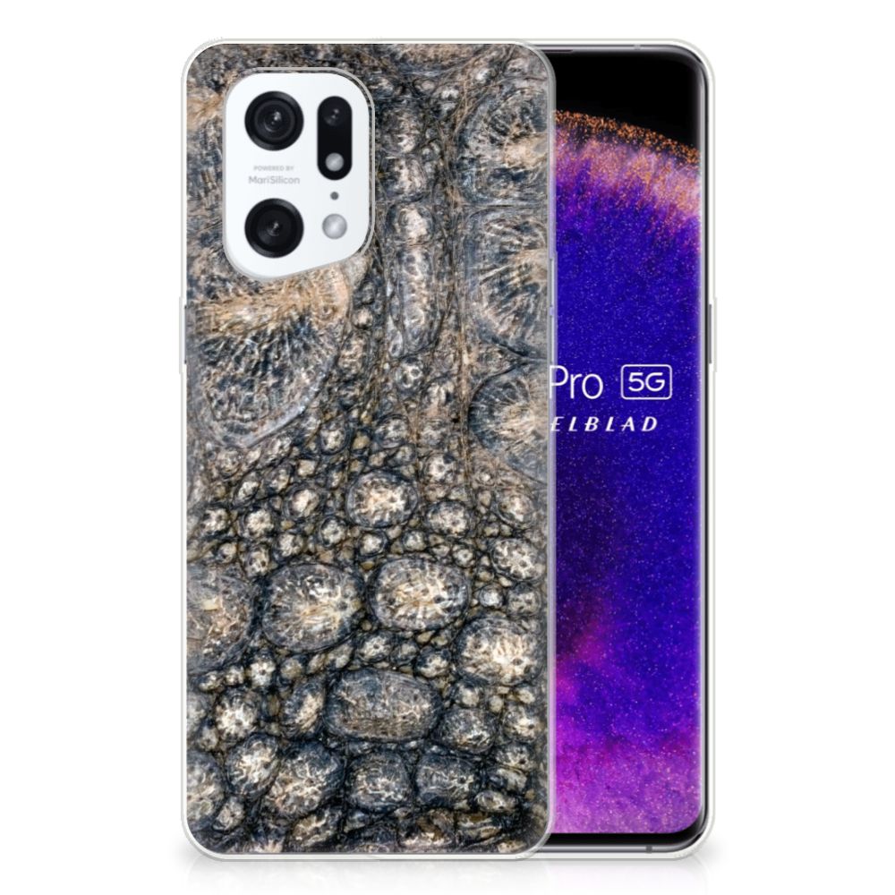 OPPO Find X5 Pro TPU Hoesje Krokodillenprint B2C Telecom