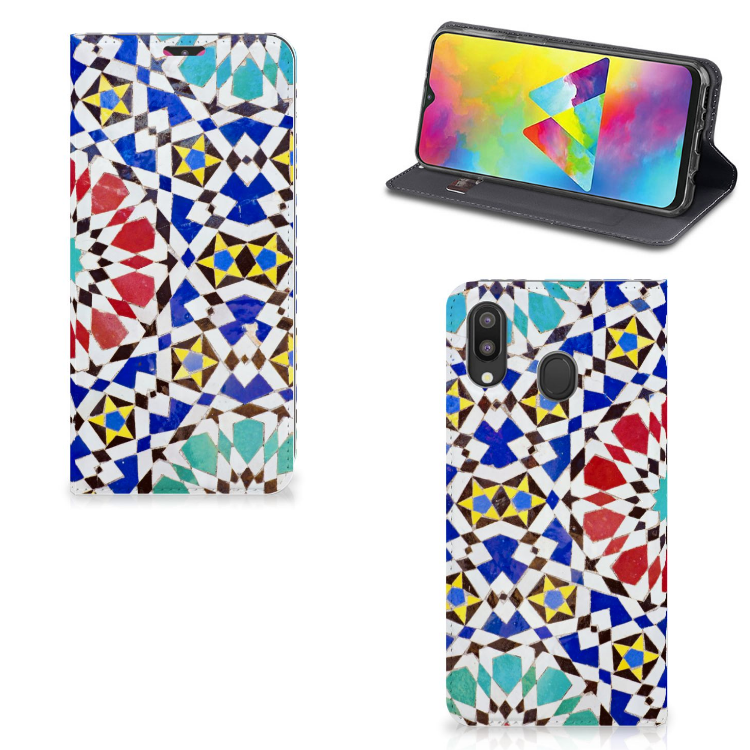 Samsung Galaxy M20 Standcase Mozaïek