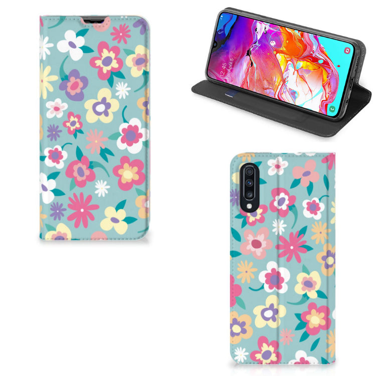 Samsung Galaxy A70 Smart Cover Flower Power