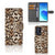 OPPO Reno 6 Pro Plus 5G Telefoonhoesje met Pasjes Leopard