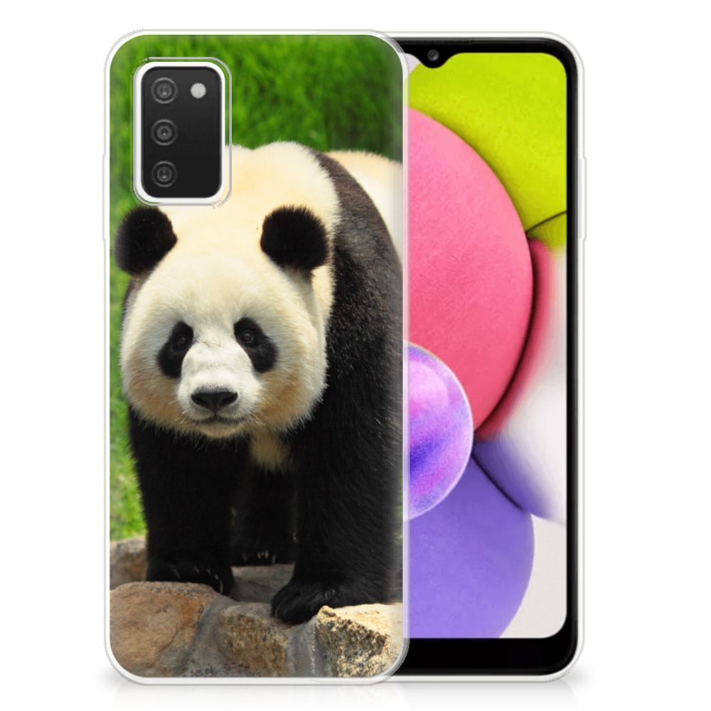 Samsung Galaxy A03S TPU Hoesje Panda