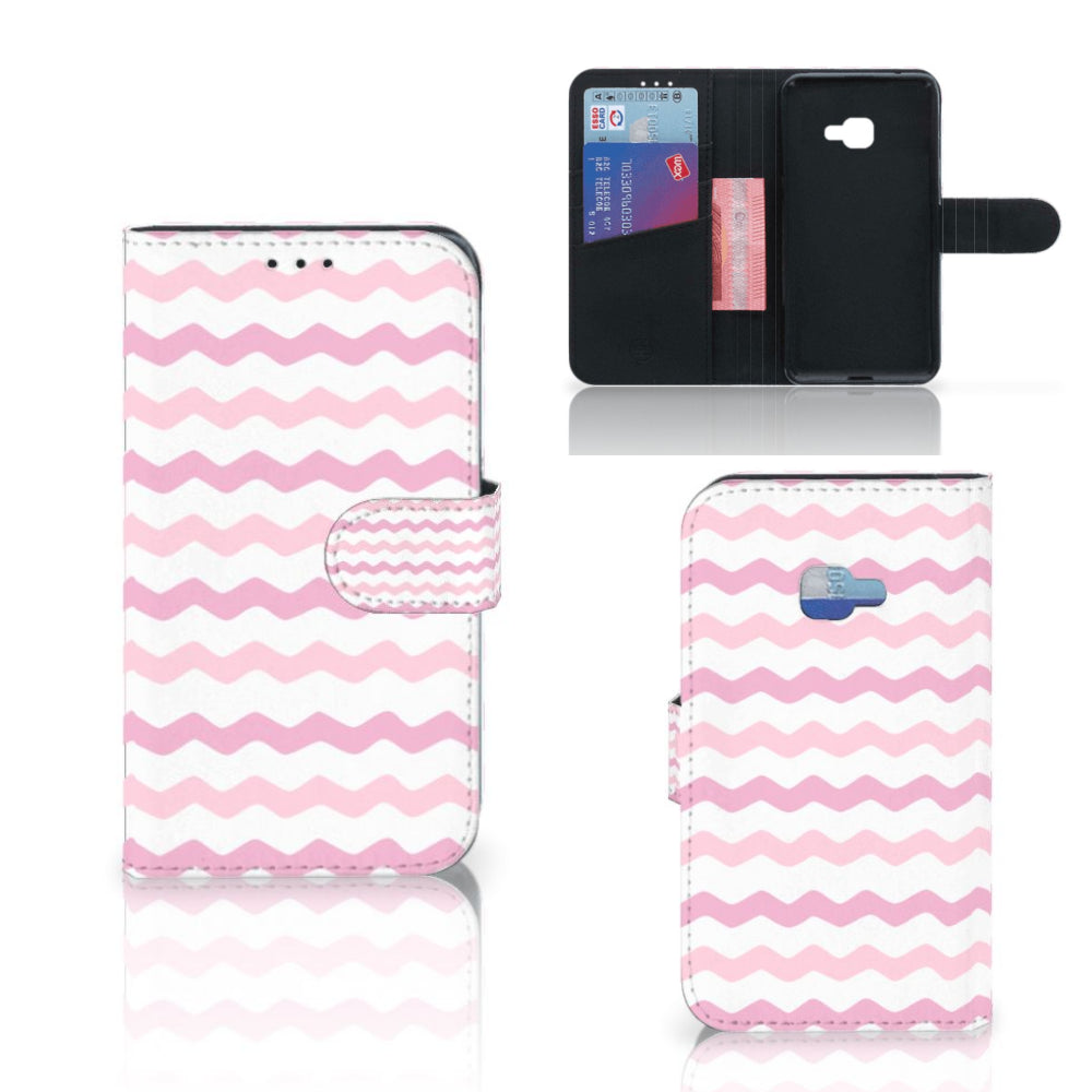 Samsung Galaxy Xcover 4 | Xcover 4s Telefoon Hoesje Waves Roze