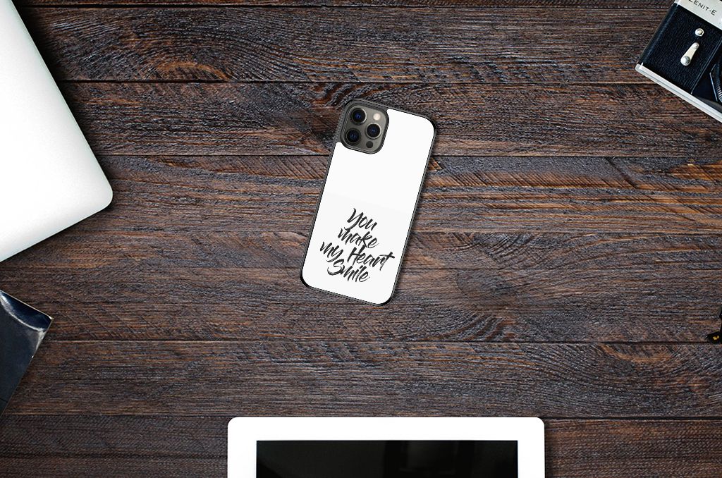 iPhone 12 Pro Max Hoesje met Quotes Heart Smile B2C Telecom