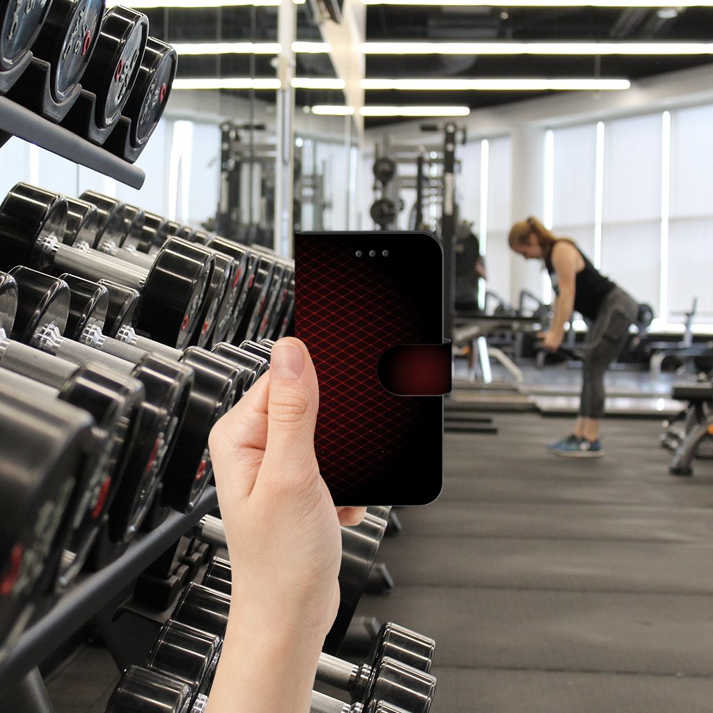 Samsung Galaxy Xcover 3 | Xcover 3 VE Telefoon Hoesje Geruit Rood