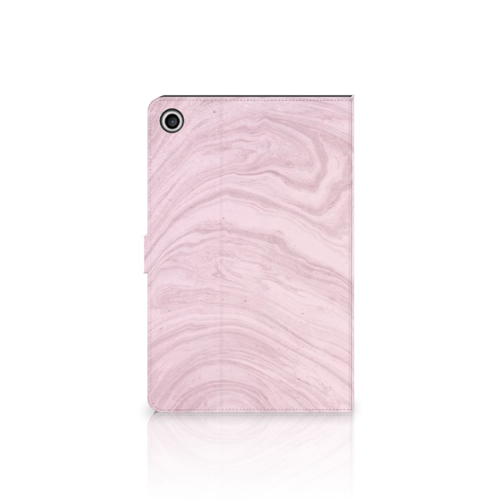 Lenovo Tab M10 Plus 3rd Gen 10.6 inch Leuk Tablet hoesje Marble Pink - Origineel Cadeau Vriendin