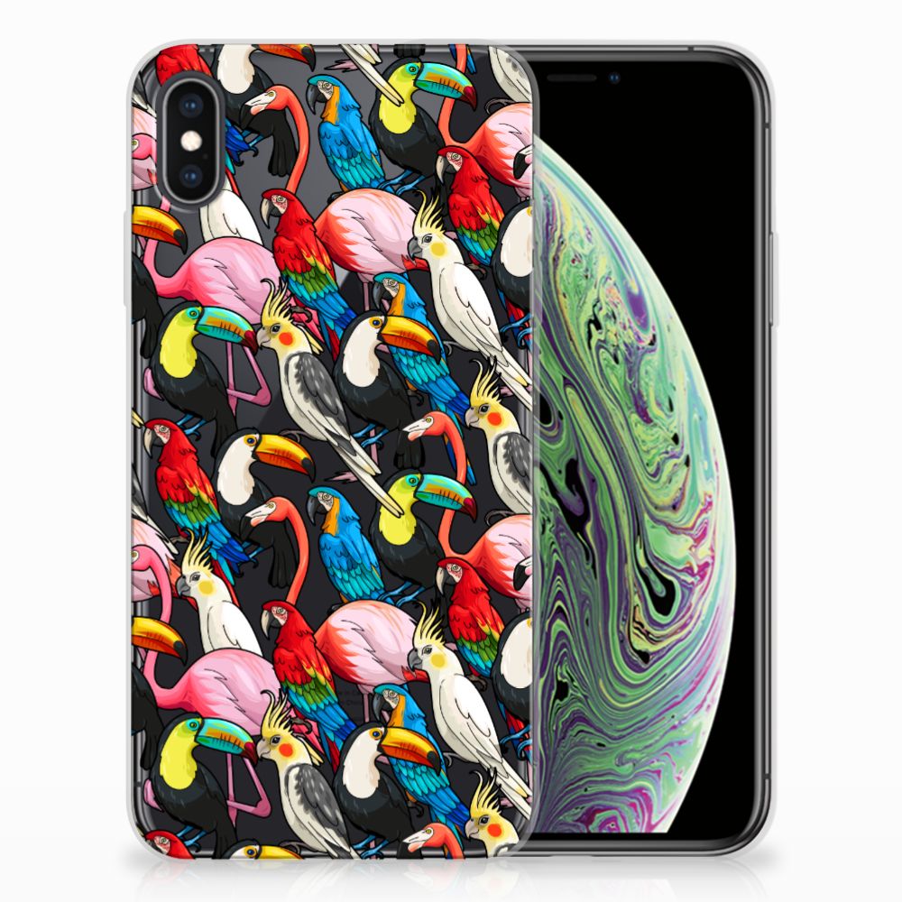 Apple iPhone Xs Max TPU Hoesje Birds