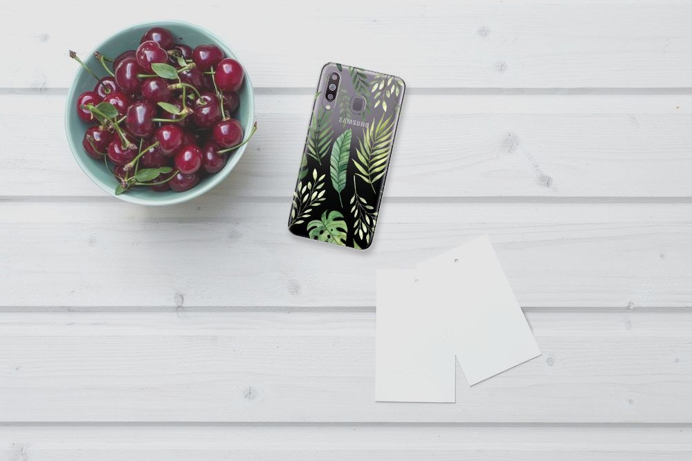 Samsung Galaxy M30 TPU Case Leaves