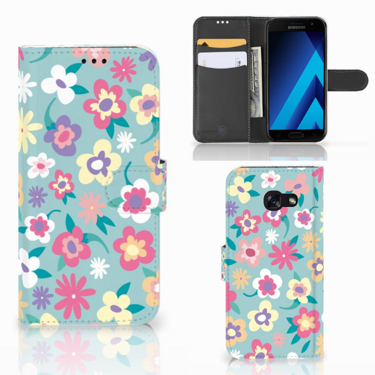 Samsung Galaxy A5 2017 Hoesje Flower Power