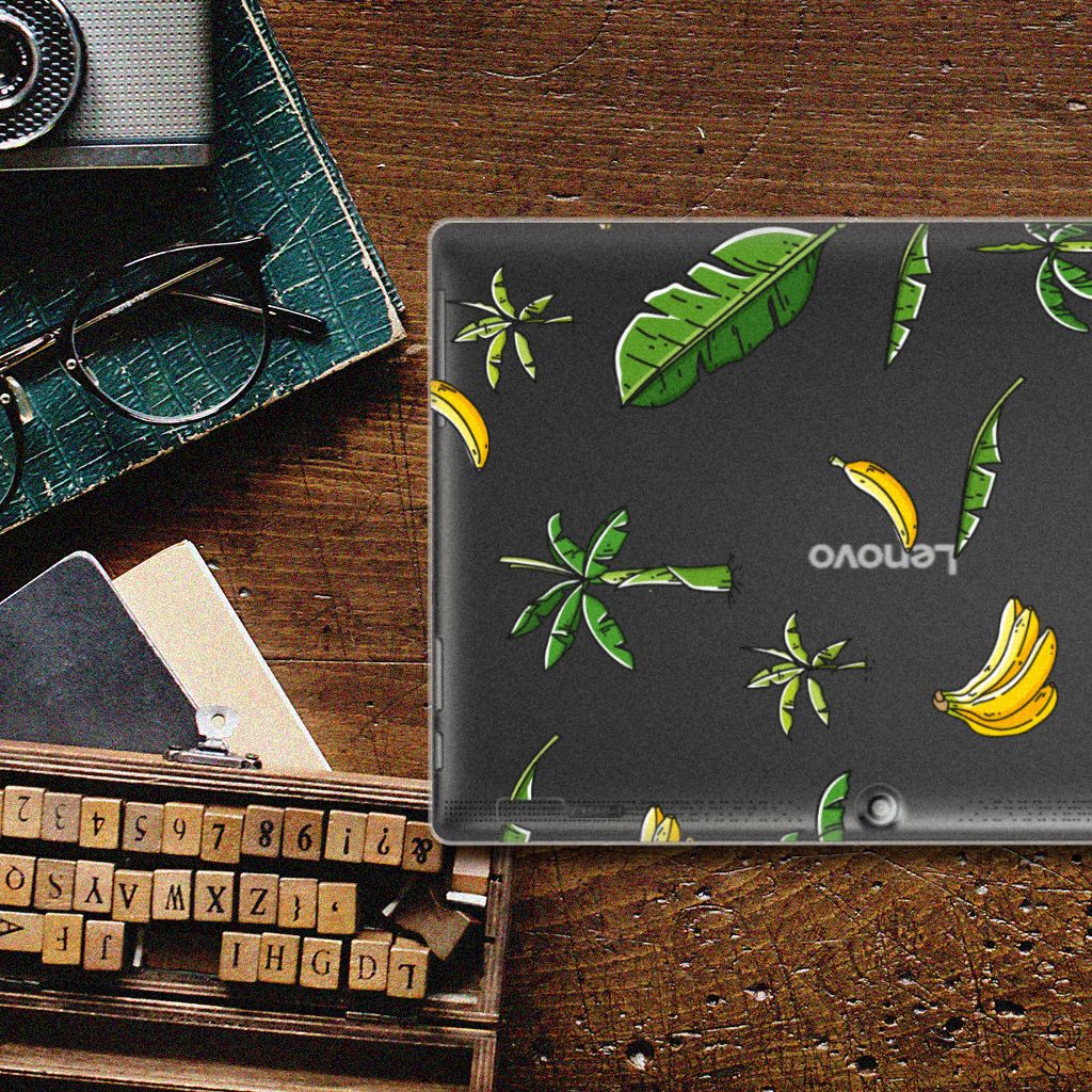 Lenovo Tab 10 | Tab 2 A10-30 Siliconen Hoesje Banana Tree - B2C Telecom