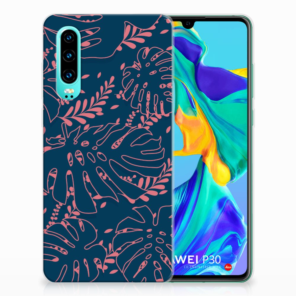 Huawei P30 TPU Case Palm Leaves