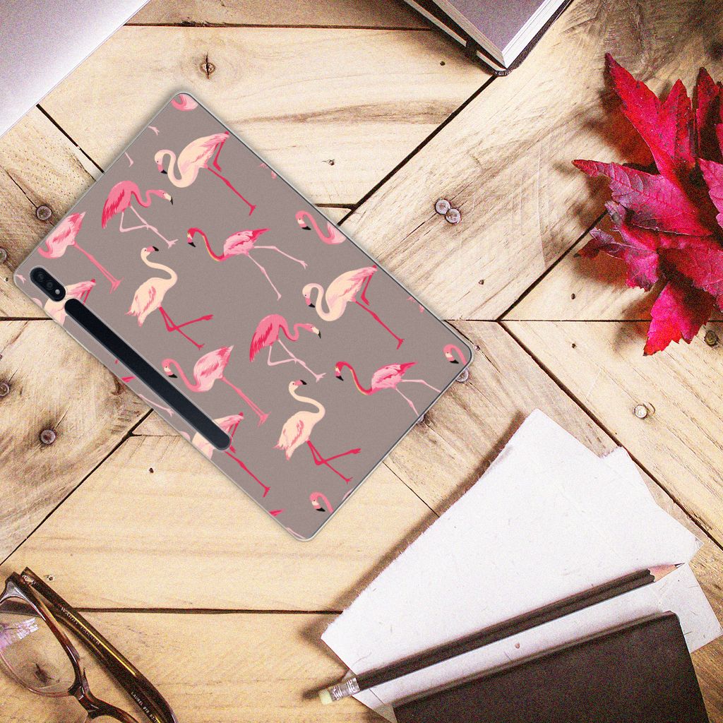 Samsung Galaxy Tab S7 Plus | S8 Plus Back Case Flamingo - B2C Telecom
