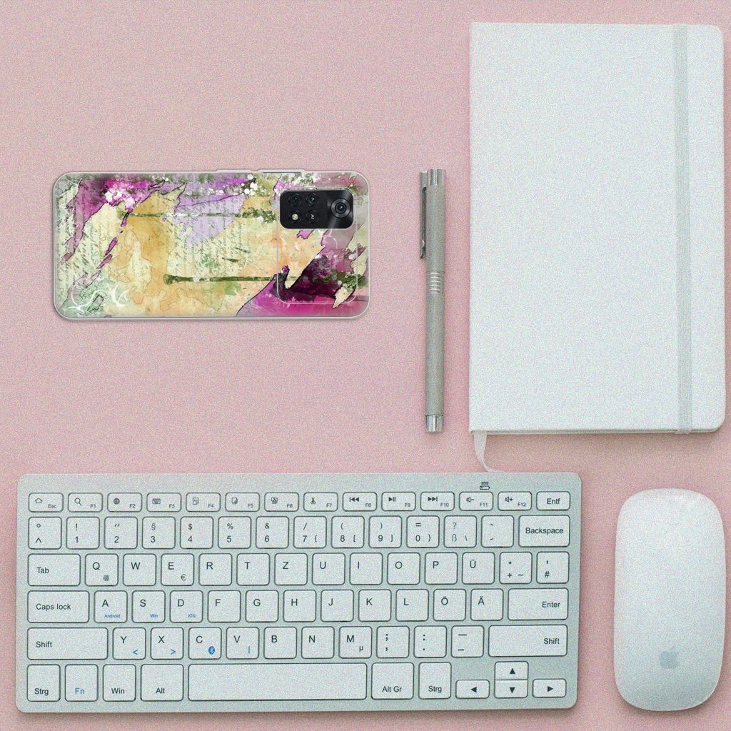 Hoesje maken Xiaomi Poco M4 Pro 4G Letter Painting B2C Telecom