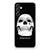 Silicone Back Case Samsung Galaxy A14 5G Skull Eyes design featuring a detailed skull illustration.