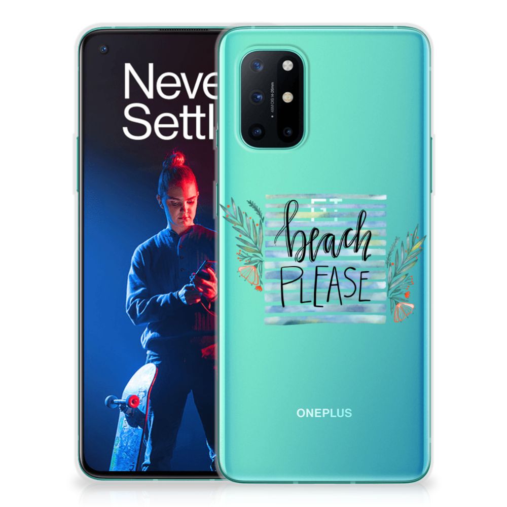 OnePlus 8T Telefoonhoesje met Naam Boho Beach B2C Telecom