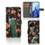 Xiaomi Mi 11 Telefoonhoesje met Pasjes Pauw met Bloemen