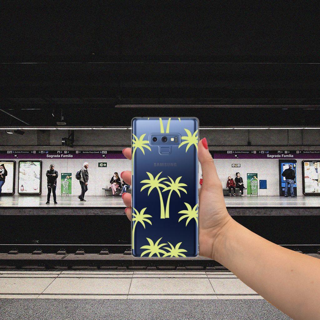 Samsung Galaxy Note 9 TPU Case Palmtrees