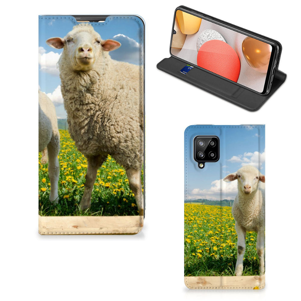 Samsung Galaxy A42 Hoesje maken Schaap en Lammetje