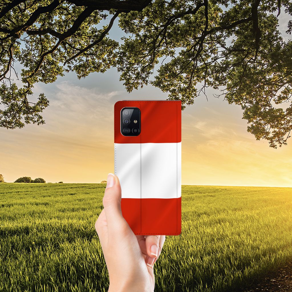 Samsung Galaxy A71 Standcase Oostenrijk - B2C Telecom