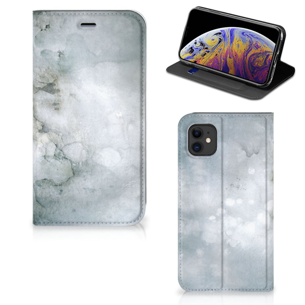Bookcase Apple iPhone 11 Painting Grey