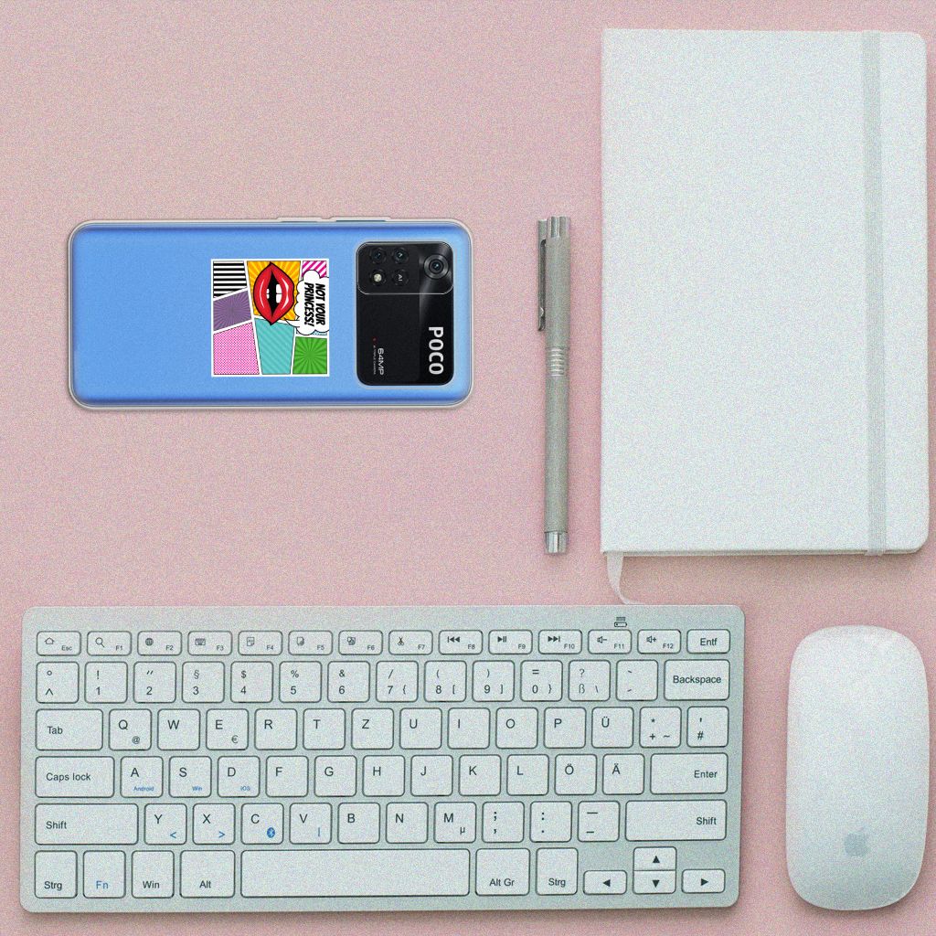 Xiaomi Poco M4 Pro 4G Silicone Back Cover Popart Princess B2C Telecom