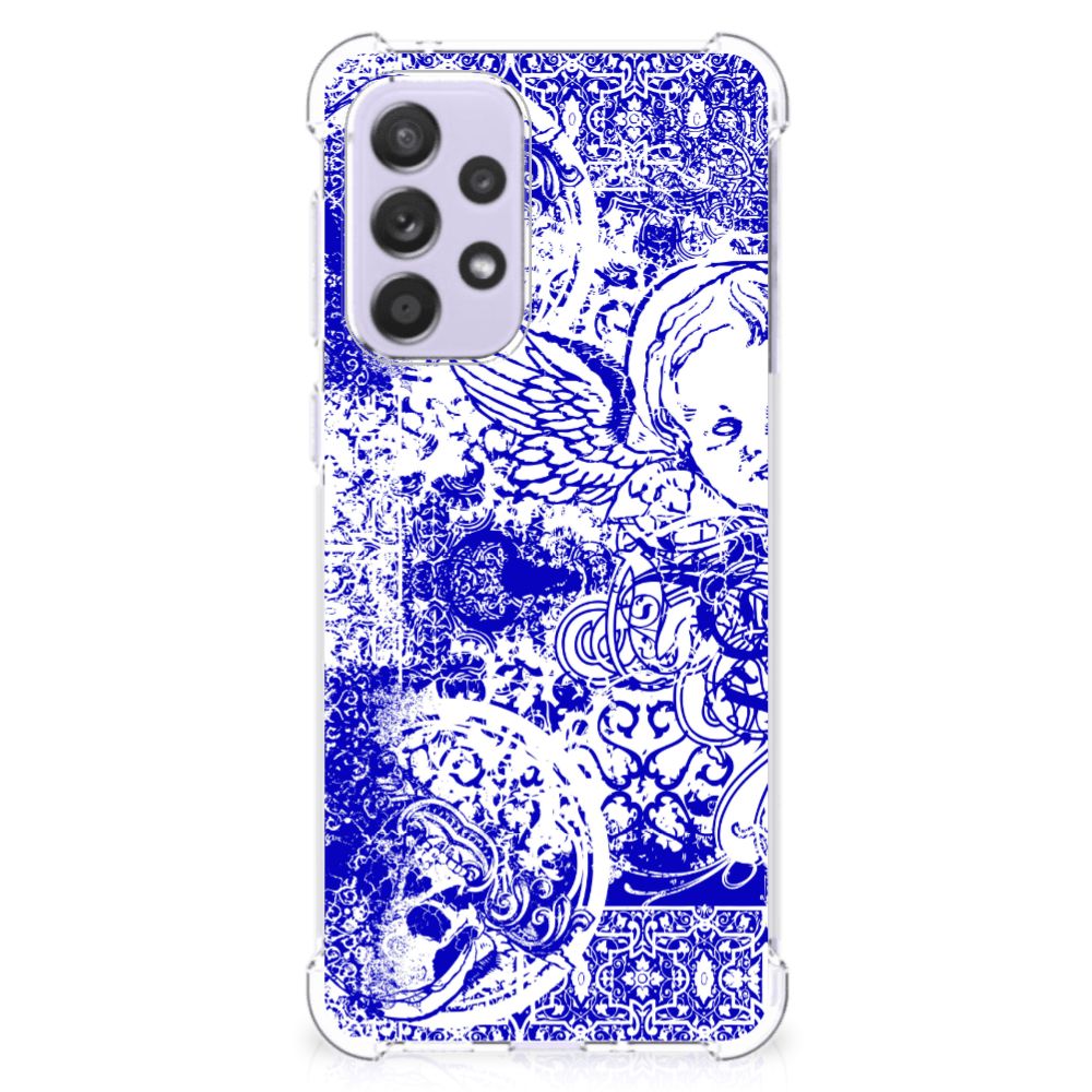 Extreme Case Samsung Galaxy A33 Angel Skull Blauw B2C Telecom