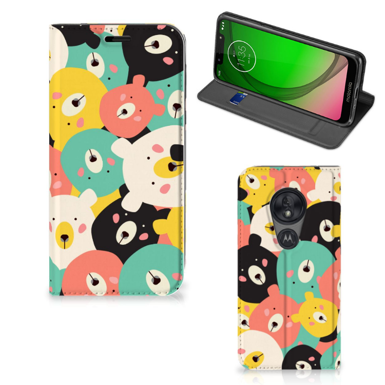 Motorola Moto G7 Play Magnet Case Bears - B2C Telecom