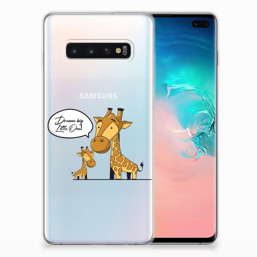Samsung Galaxy S10 Plus Telefoonhoesje met Naam Giraffe