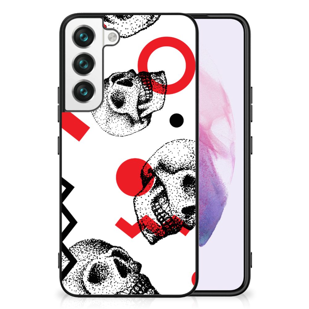 Telefoonhoesje Samsung Galaxy S22 Skull Red