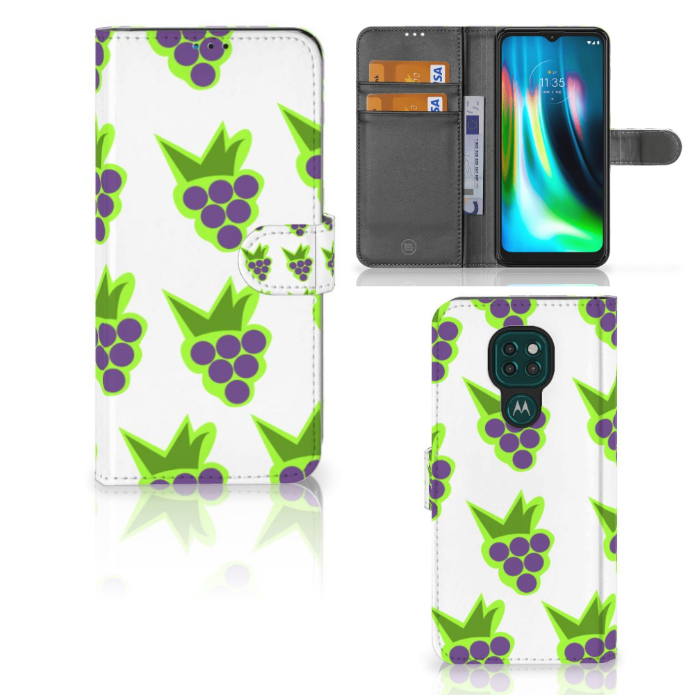 Motorola Moto G9 Play | E7 Plus Book Cover Druiven