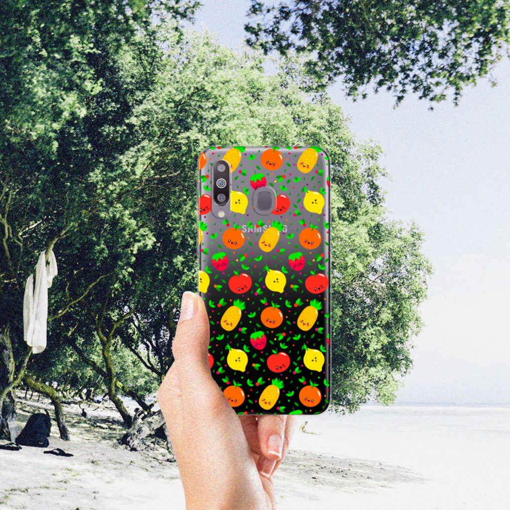 Samsung Galaxy M30 Siliconen Case Fruits