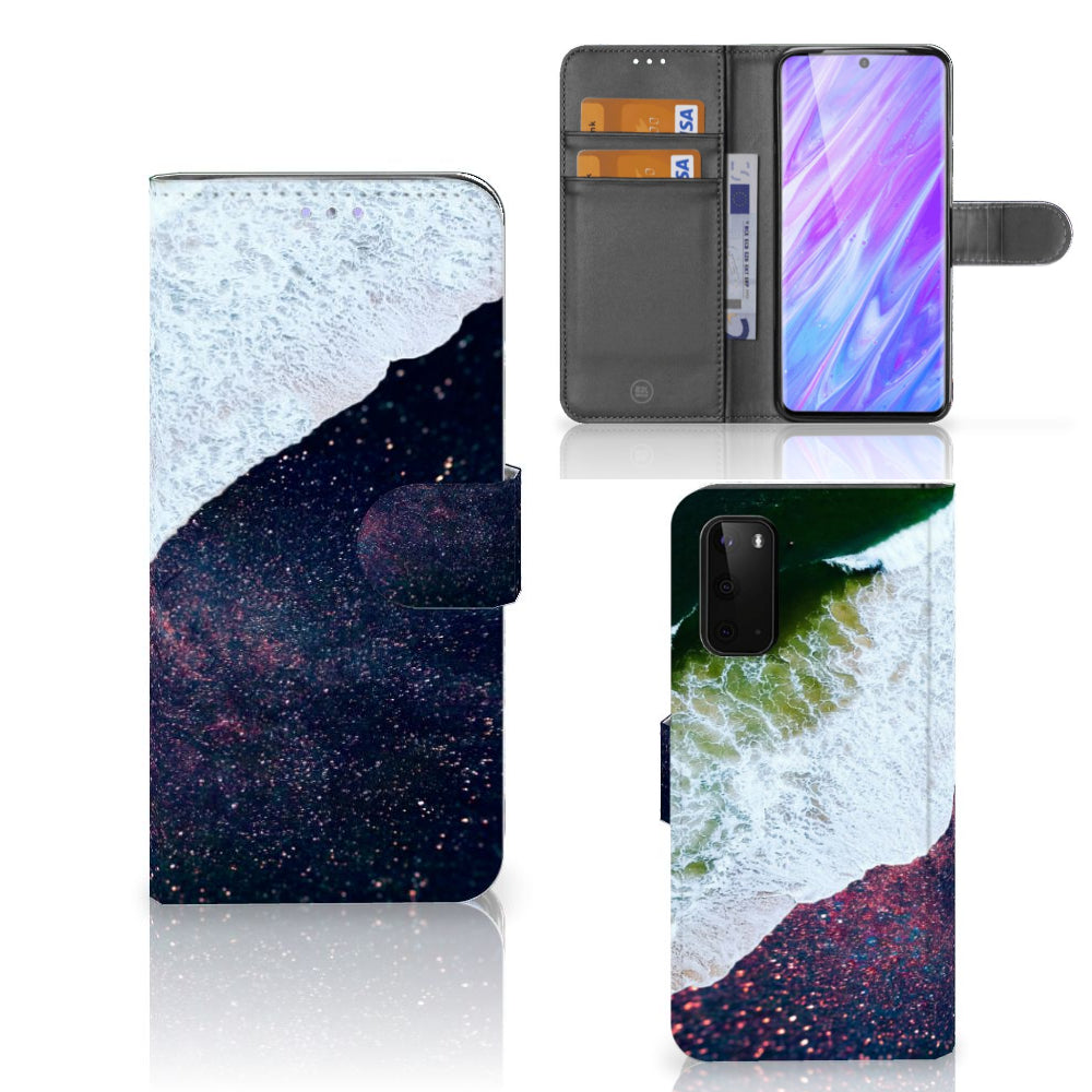 Samsung Galaxy S20 Book Case Sea in Space