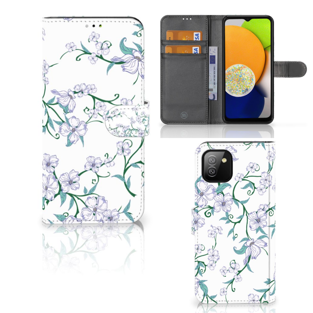 Samsung Galaxy A03 Uniek Hoesje Blossom White