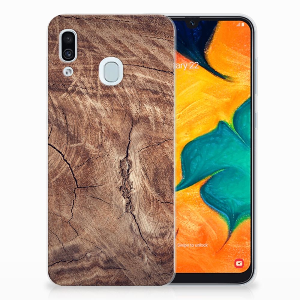 Samsung Galaxy A30 Bumper Hoesje Tree Trunk