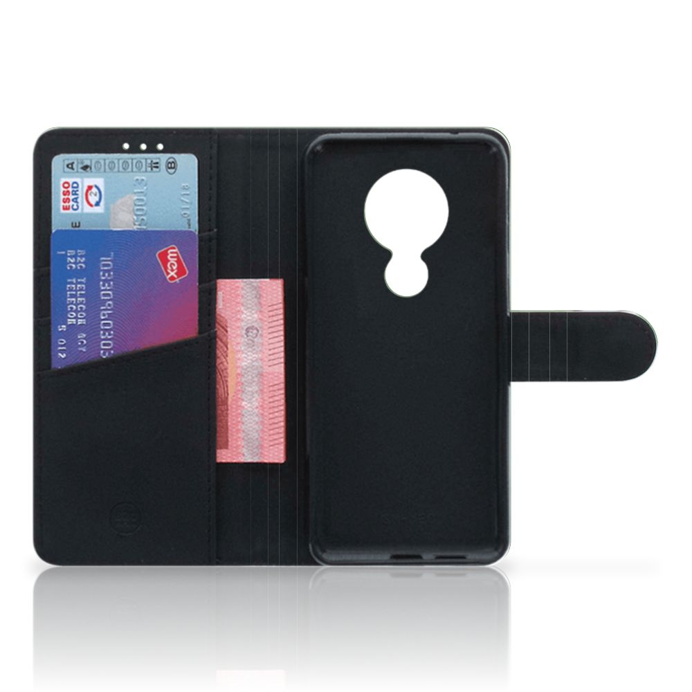 Nokia 7.2 | Nokia 6.2 Telefoonhoesje met Pasjes Kitten