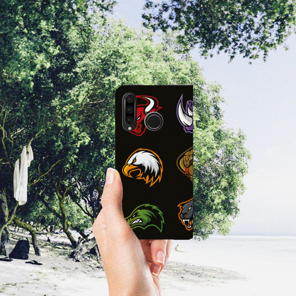 Huawei P30 Lite New Edition Magnet Case Cartoon