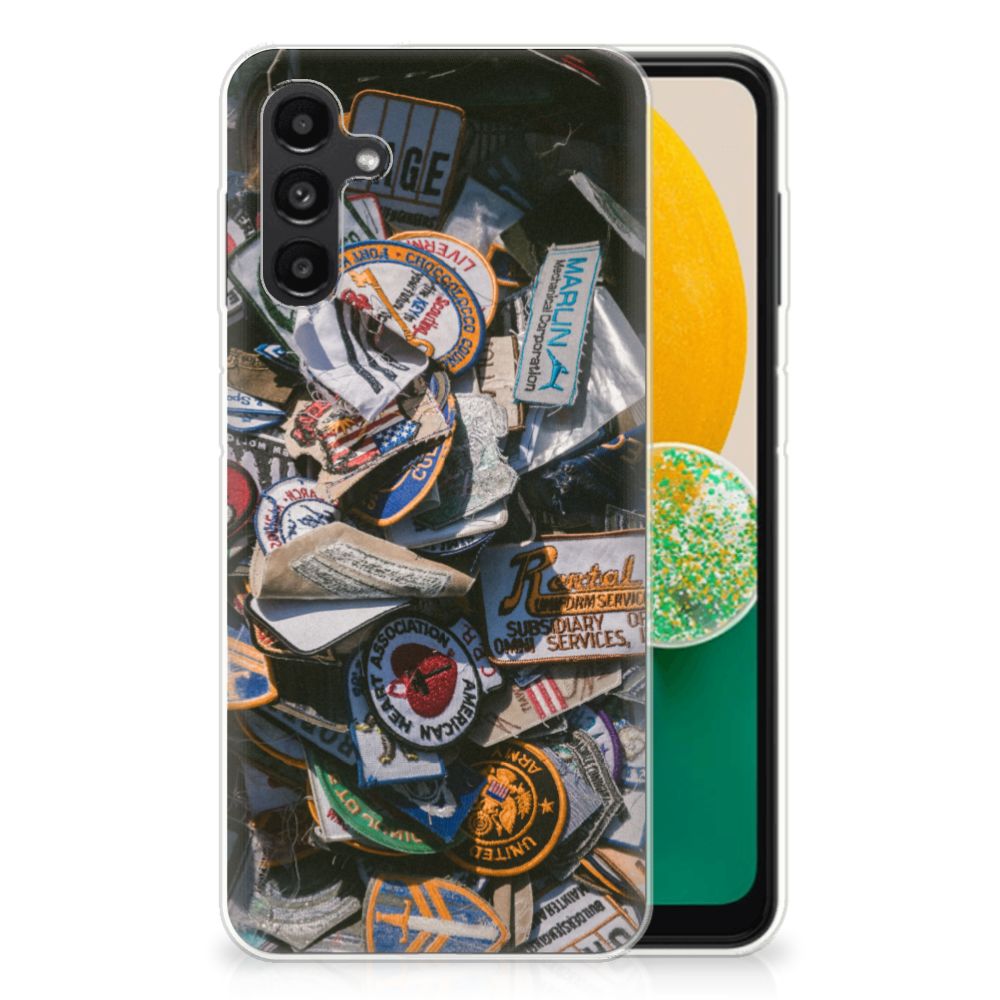 Samsung Galaxy A13 | A04s Siliconen Hoesje met foto Badges