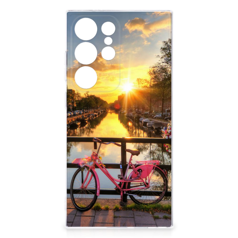 Samsung Galaxy S24 Ultra Siliconen Back Cover Amsterdamse Grachten