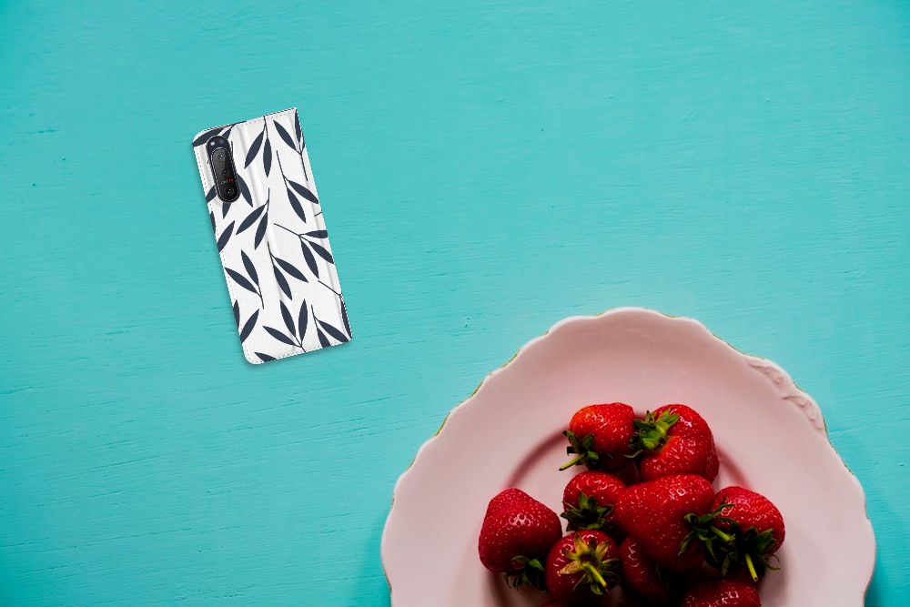 Sony Xperia 5 II Smart Cover Leaves Blue - B2C Telecom