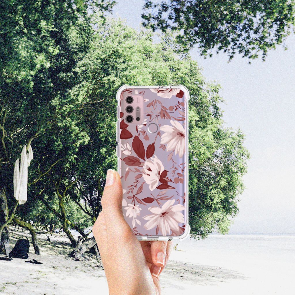 Back Cover Motorola Moto G30 | G20 | G10 Watercolor Flowers B2C Telecom